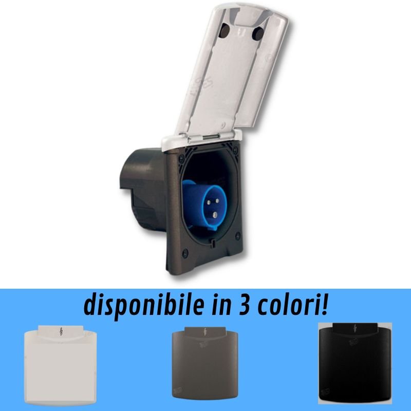 FIXOSHEE Copertura Per Presa Elettrica in Acciaio Inox Resistente Alle Intemperie Scatola Di Protezione Per Prese Muro Serratura Per Casa e Ufficio FIXOSHEE Copertura Per Presa Elettrica in Acciaio Inox Resistente Alle Intemperie Scatola Di Protezione Per Prese Muro Serratura Per Casa e Ufficio