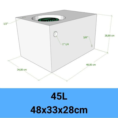 serbatoio acqua camper 45L 48x33x28cm