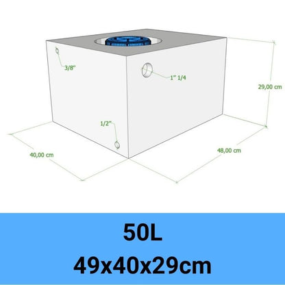 serbatoio acqua camper 50L 49x40x29cm