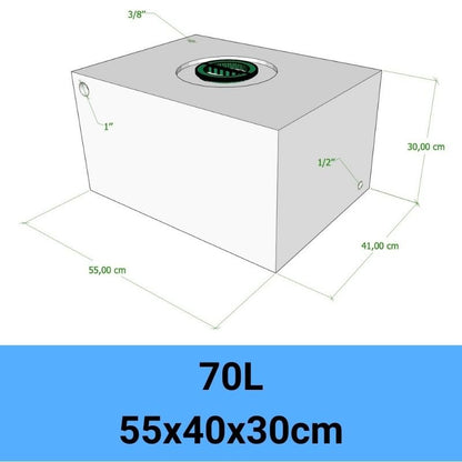 serbatoio acqua camper 70L 55x40x30cm